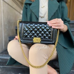 کیف زنانه مدل شنل ورنی