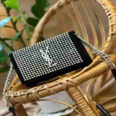 کیف زنانه مجلسی نگین دار مدل واستو